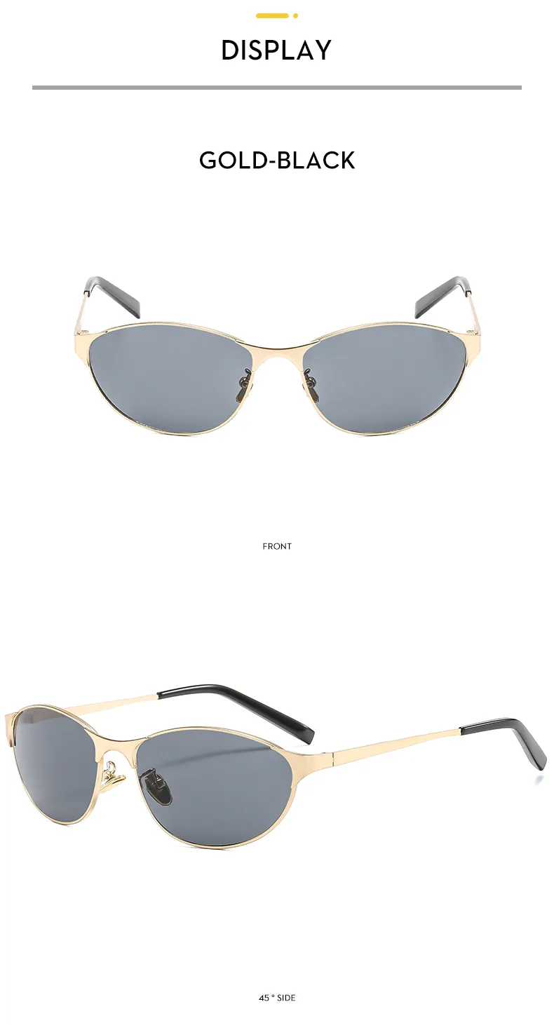 Square Casual Street Geometric Ac Gradient Tinted Lenses Full Frame Women's Sunglasses display picture 10