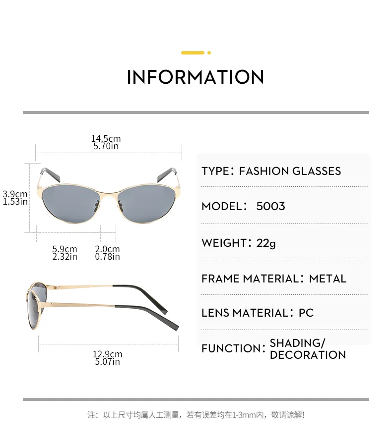 Cuadrado Casual Calle Geométrico C.A. Lentes Tintados Con Degradado Fotograma Completo Gafas De Sol Mujer display picture 12