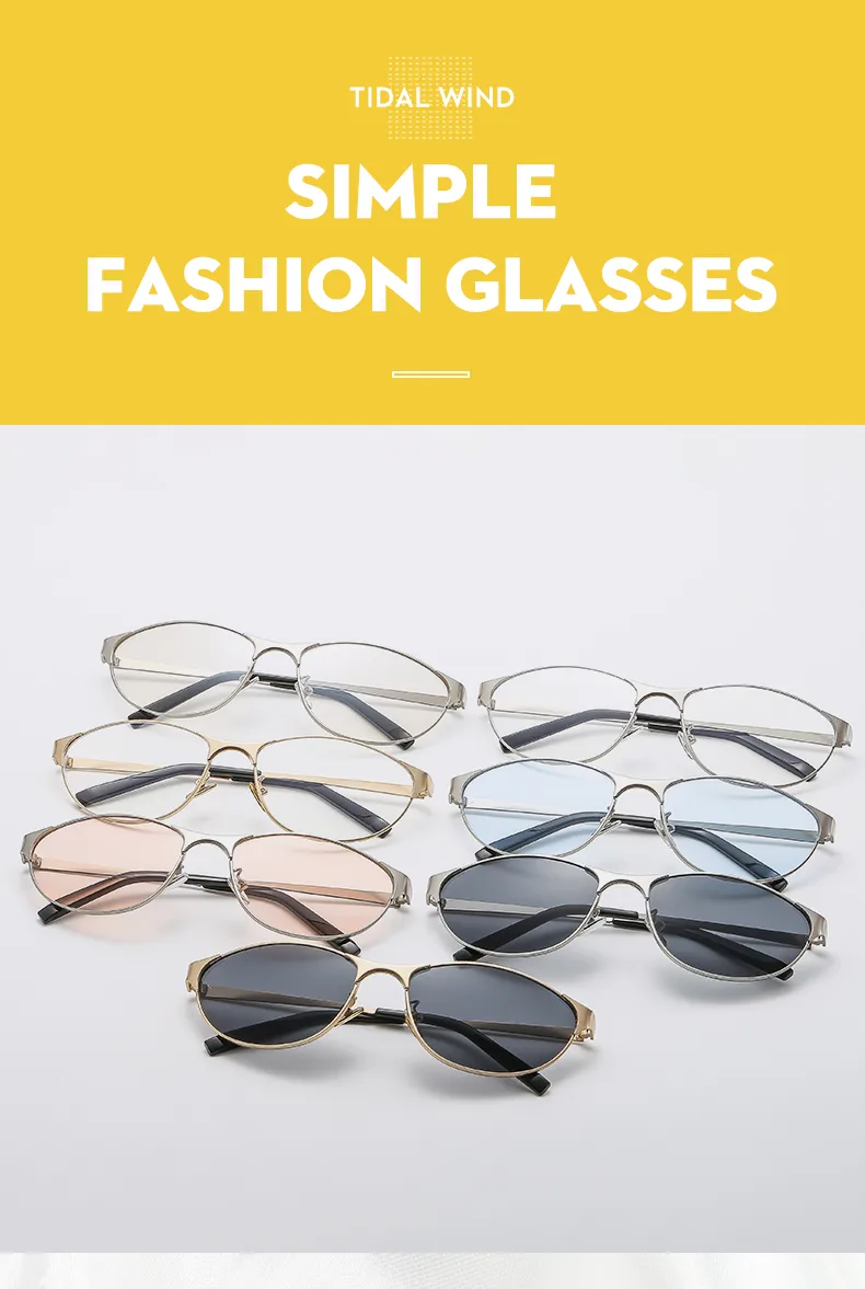 Cuadrado Casual Calle Geométrico C.A. Lentes Tintados Con Degradado Fotograma Completo Gafas De Sol Mujer display picture 16