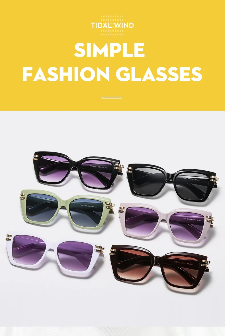 Special-Shaped Mirror Casual Street Geometric Ac Full Frame Women's Sunglasses display picture 9