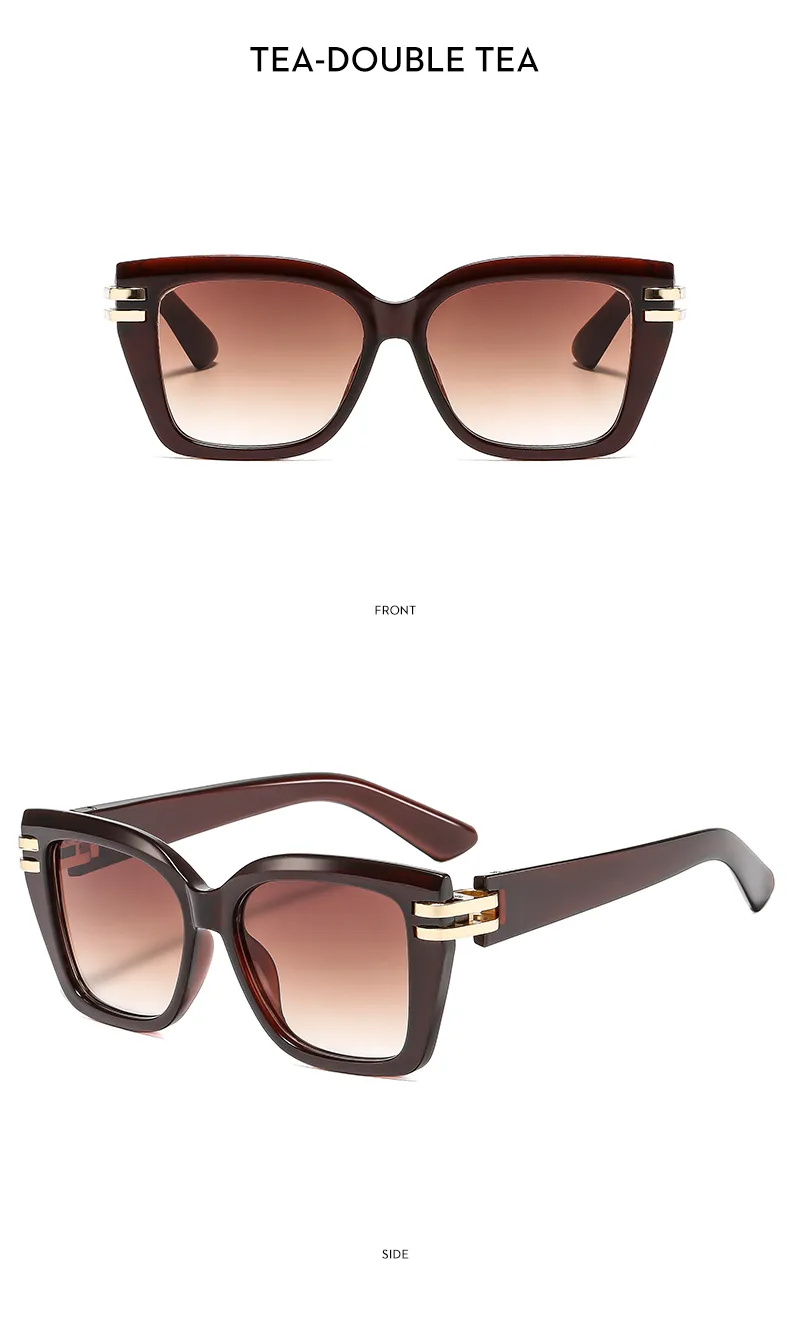 Special-Shaped Mirror Casual Street Geometric Ac Full Frame Women's Sunglasses display picture 14