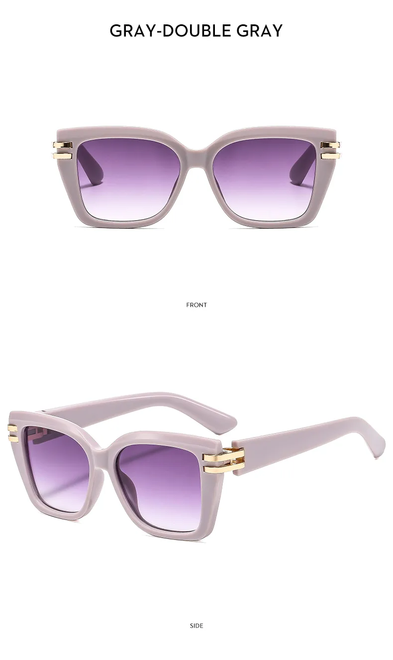 Special-Shaped Mirror Casual Street Geometric Ac Full Frame Women's Sunglasses display picture 15