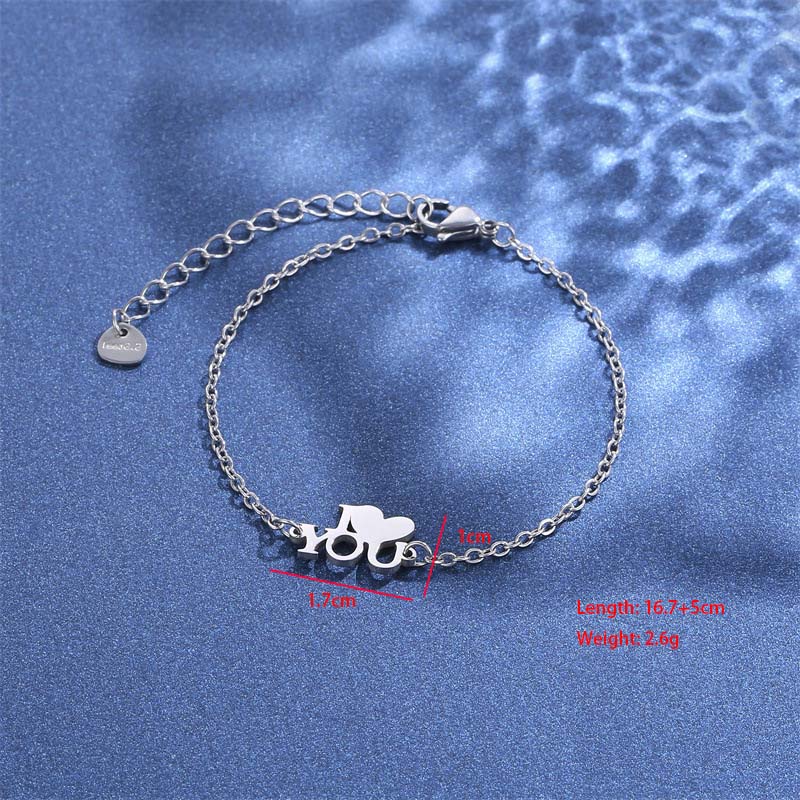 Eiffel Tower Dolphin Lightning Cute Bohemian Simple Style 201 Stainless Steel Bracelets In Bulk display picture 9