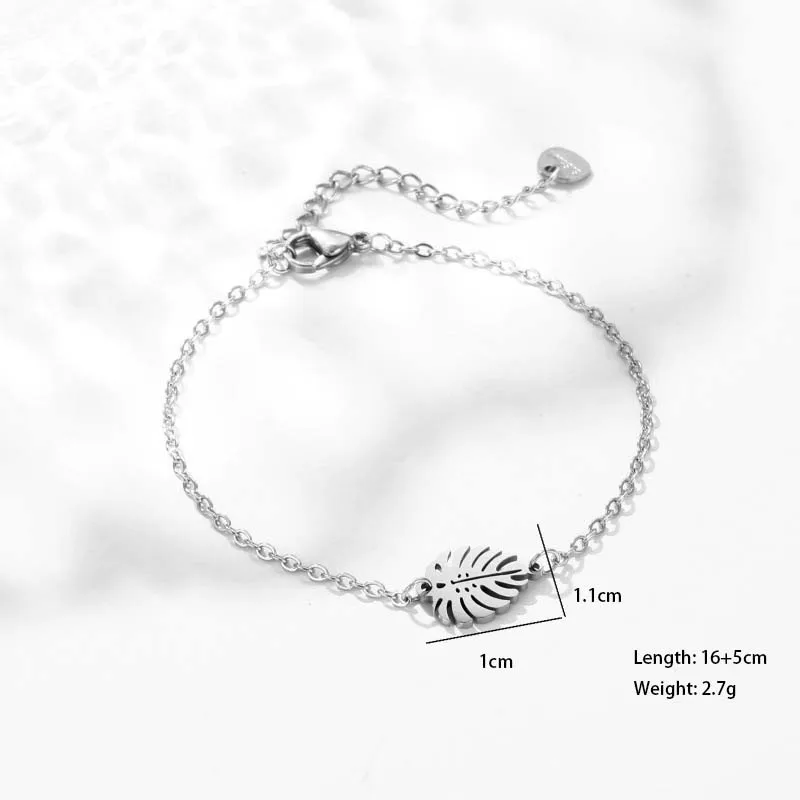 Sun Paw Print Spider Simple Style Streetwear 201 Stainless Steel Bracelets In Bulk display picture 18