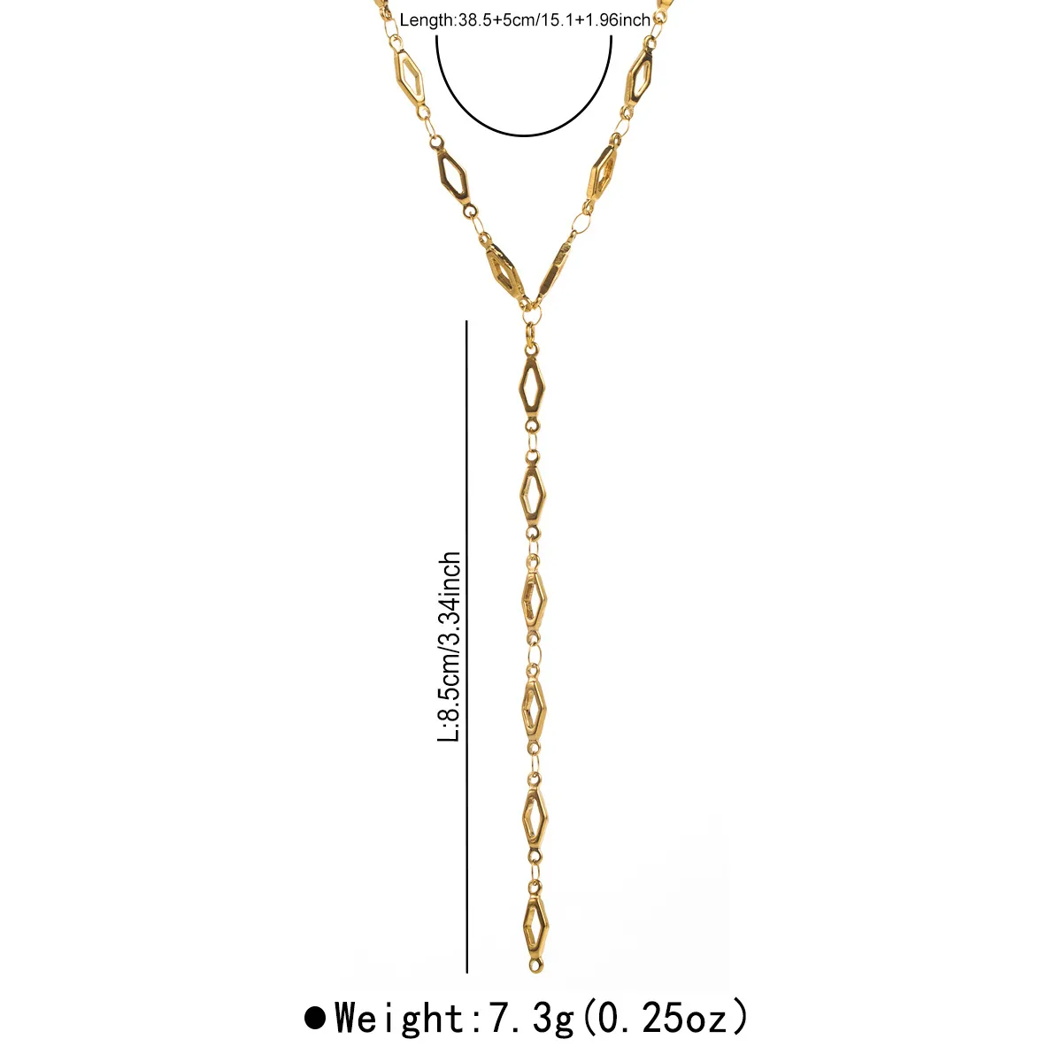 Heart Shape Simple Style 304 Stainless Steel Necklace Plating Lobster Trigger Clasp Closure display picture 1