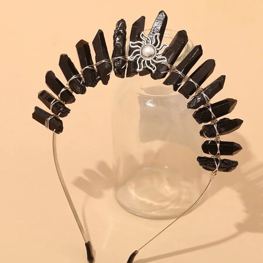 Mujeres Geométrico Color Sólido Pastoral Artístico Aleación Joya Banda Para El Cabello display picture 5