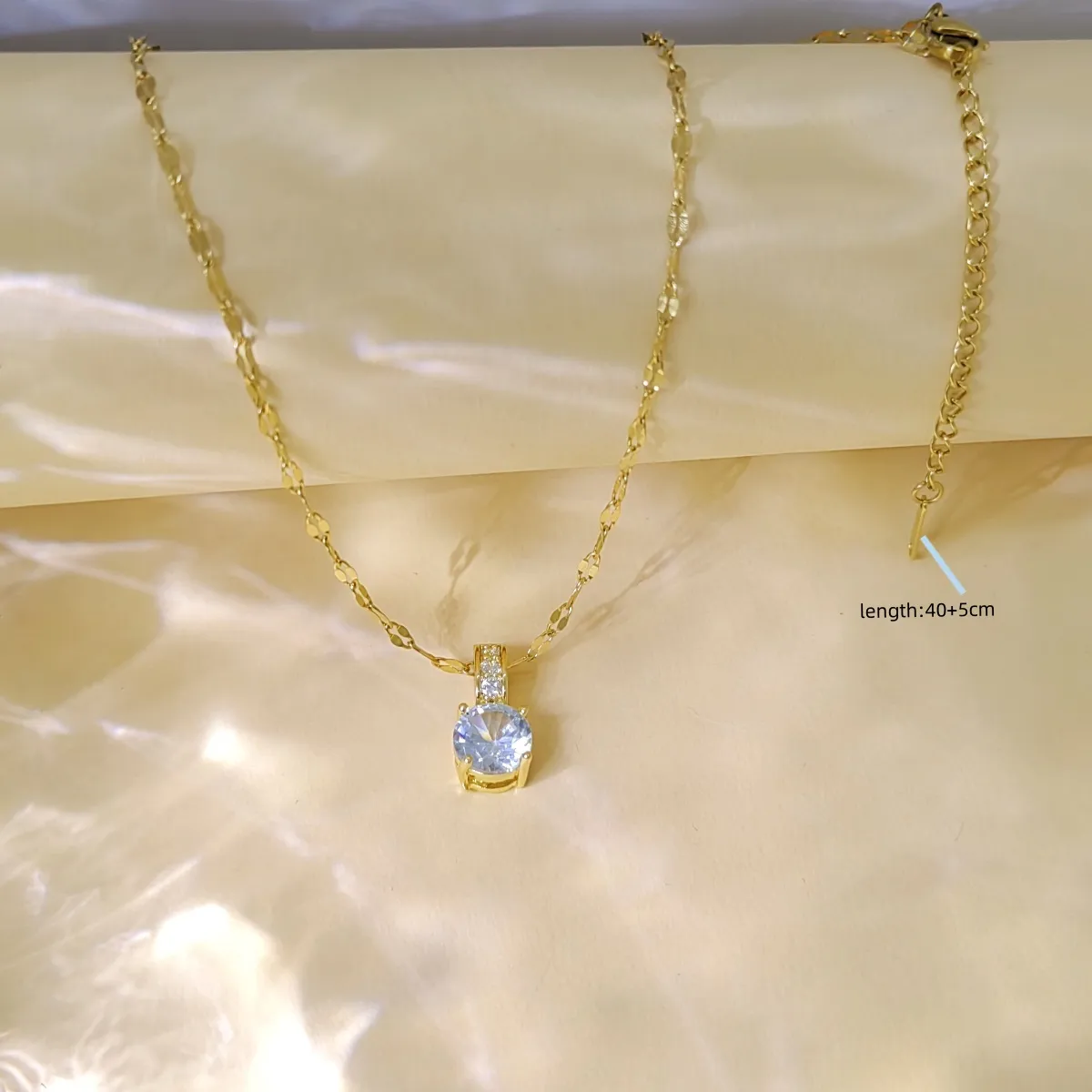 Pentagram Heart Shape IG Style Lady Simple Style 304 Stainless Steel 18K Gold Plated Necklace Lobster Trigger Clasp Closure display picture 5