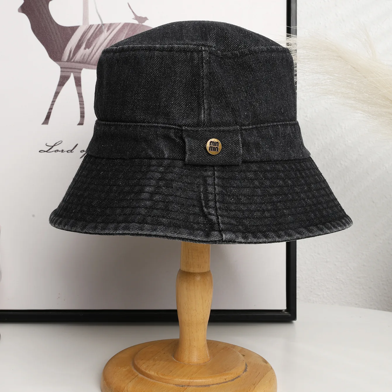 Mujeres Letra Aleros Anchos Casual Retro Viajar Diariamente Sombrero De Copa display picture 5