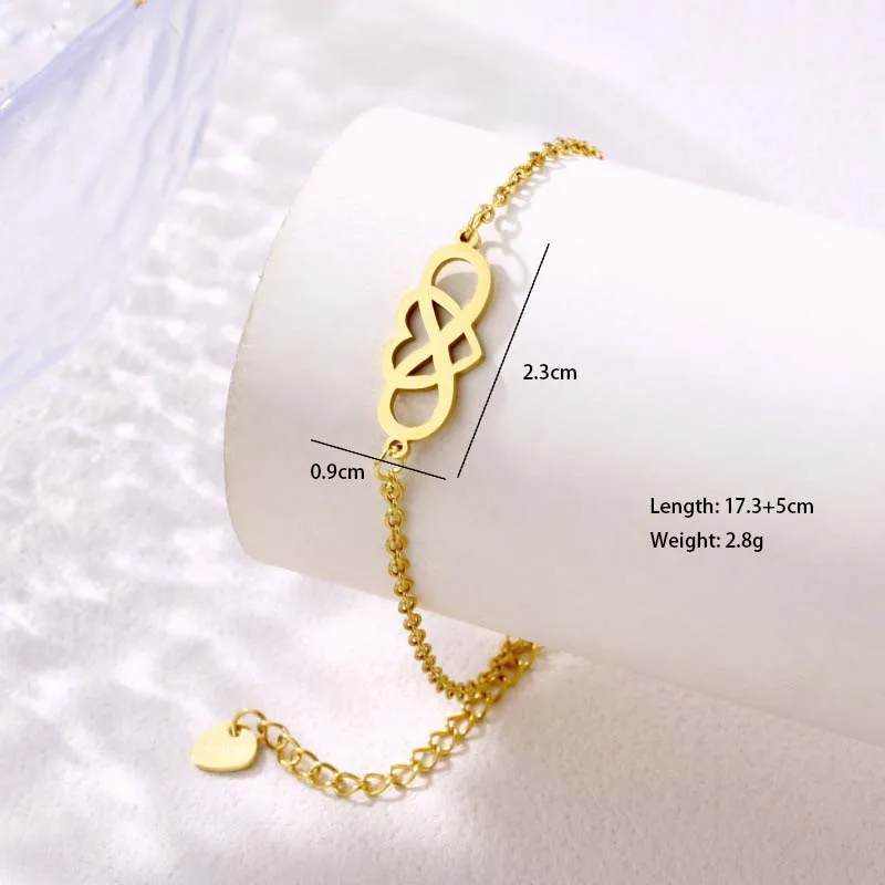 Book Elephant Thunder Element Cute Hip-Hop Lady 201 Stainless Steel Bracelets In Bulk display picture 3