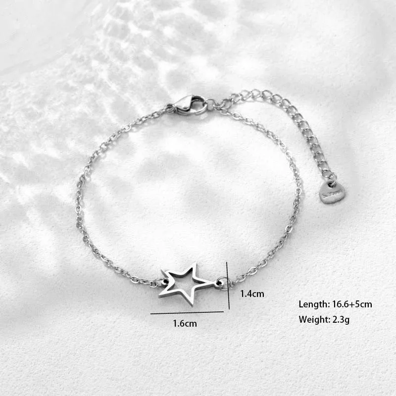 Book Elephant Thunder Element Cute Hip-Hop Lady 201 Stainless Steel Bracelets In Bulk display picture 10