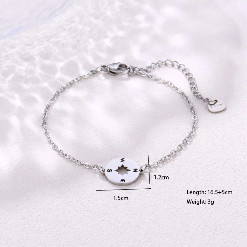 Book Elephant Thunder Element Cute Hip-Hop Lady 201 Stainless Steel Bracelets In Bulk display picture 15