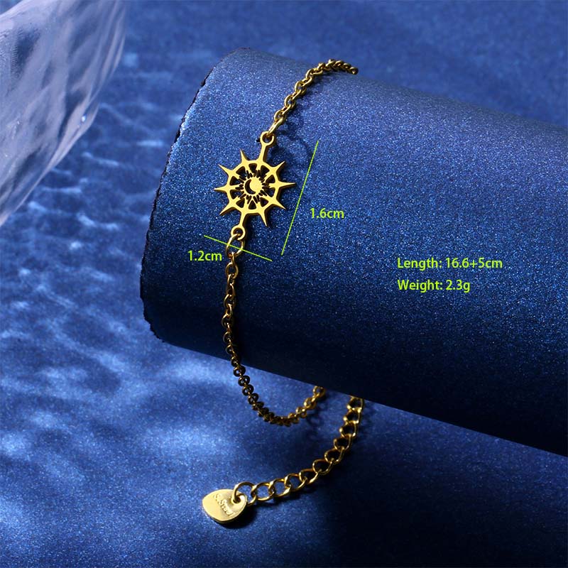 Kitten Paw Print Elephant Cute Hip-Hop Simple Style 201 Stainless Steel Bracelets In Bulk display picture 17