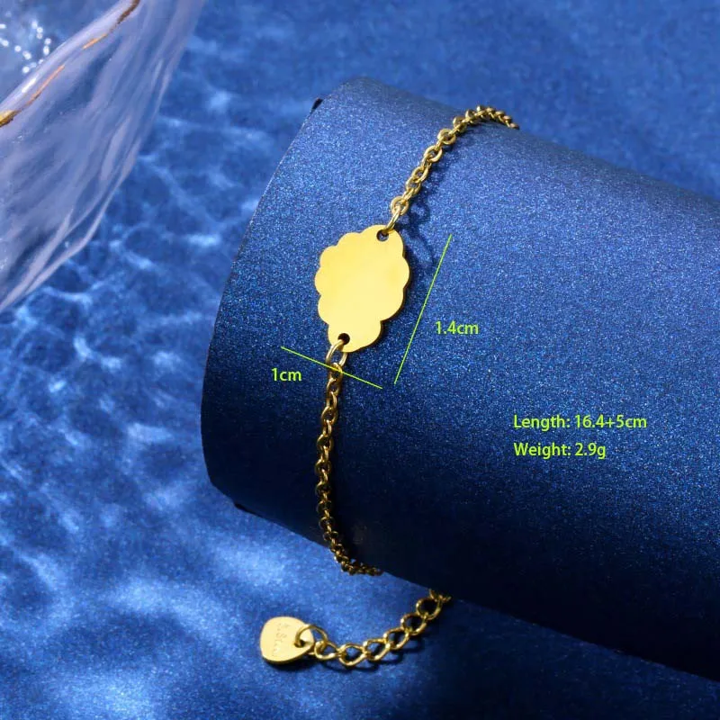 Kitten Paw Print Elephant Cute Hip-Hop Simple Style 201 Stainless Steel Bracelets In Bulk display picture 12