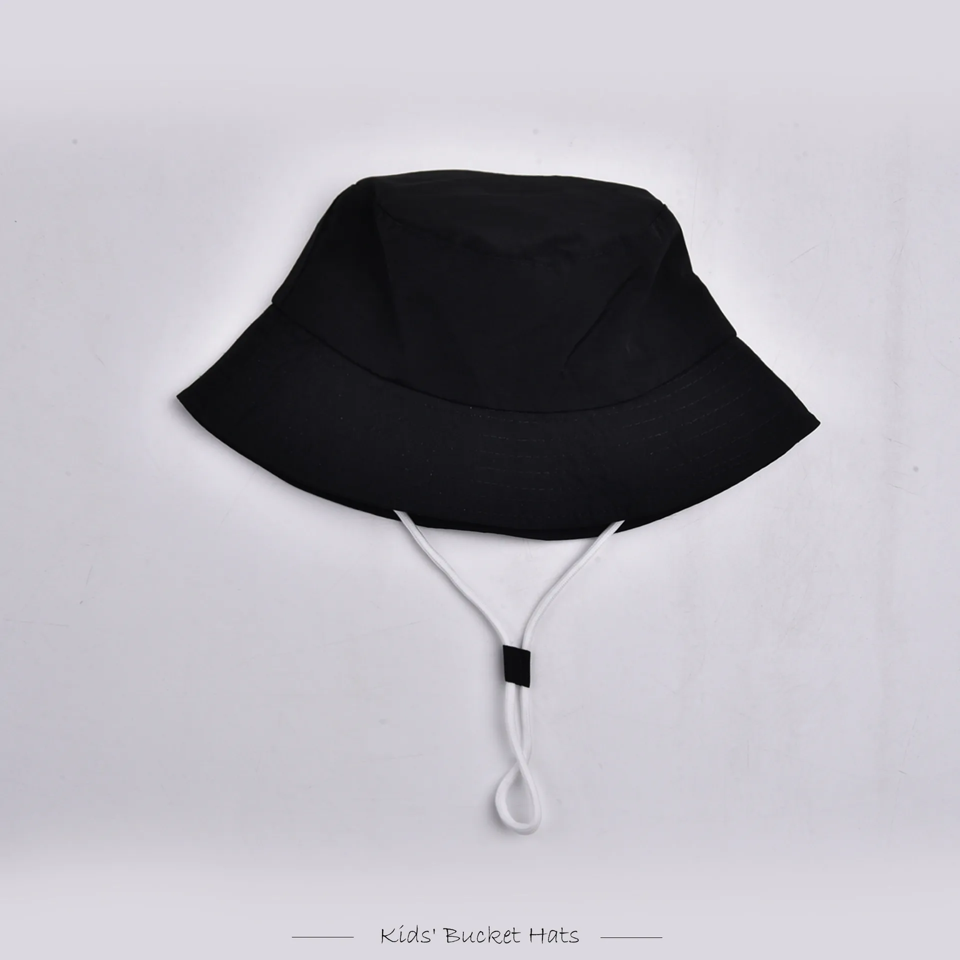 Children Unisex Solid Color Drawstring Cute Pastoral Bucket Hat display picture 11