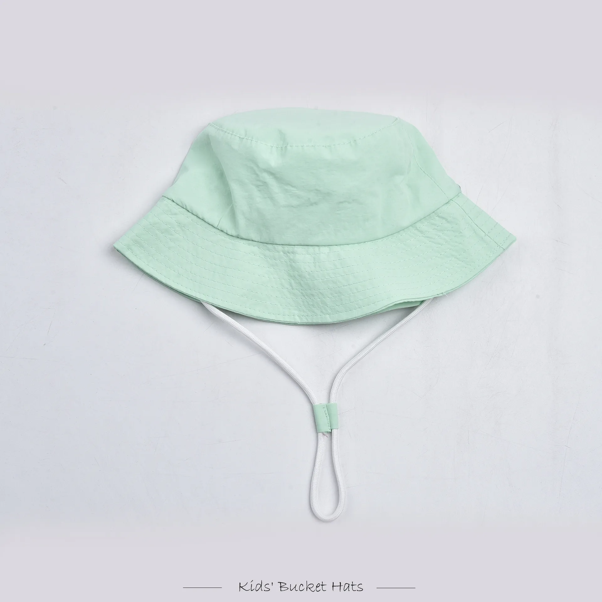 Children Unisex Solid Color Drawstring Cute Pastoral Bucket Hat display picture 20