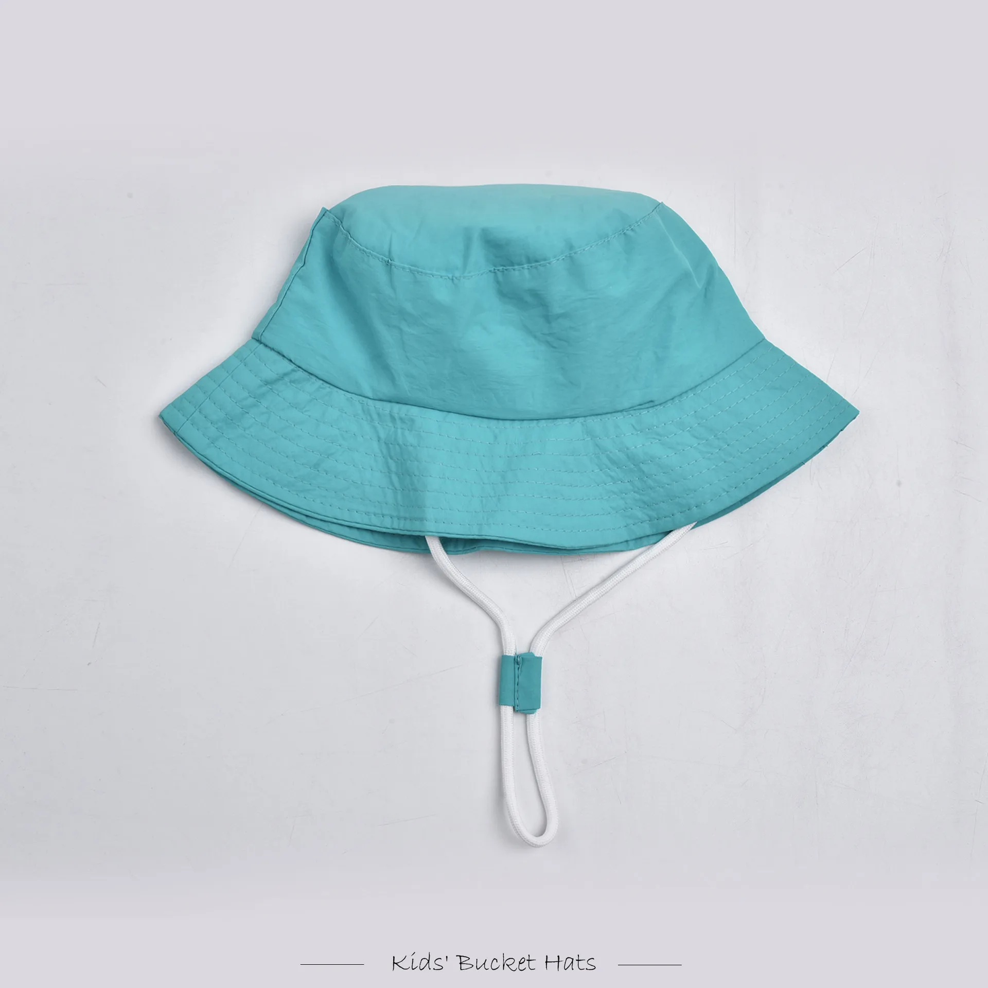 Children Unisex Solid Color Drawstring Cute Pastoral Bucket Hat display picture 17