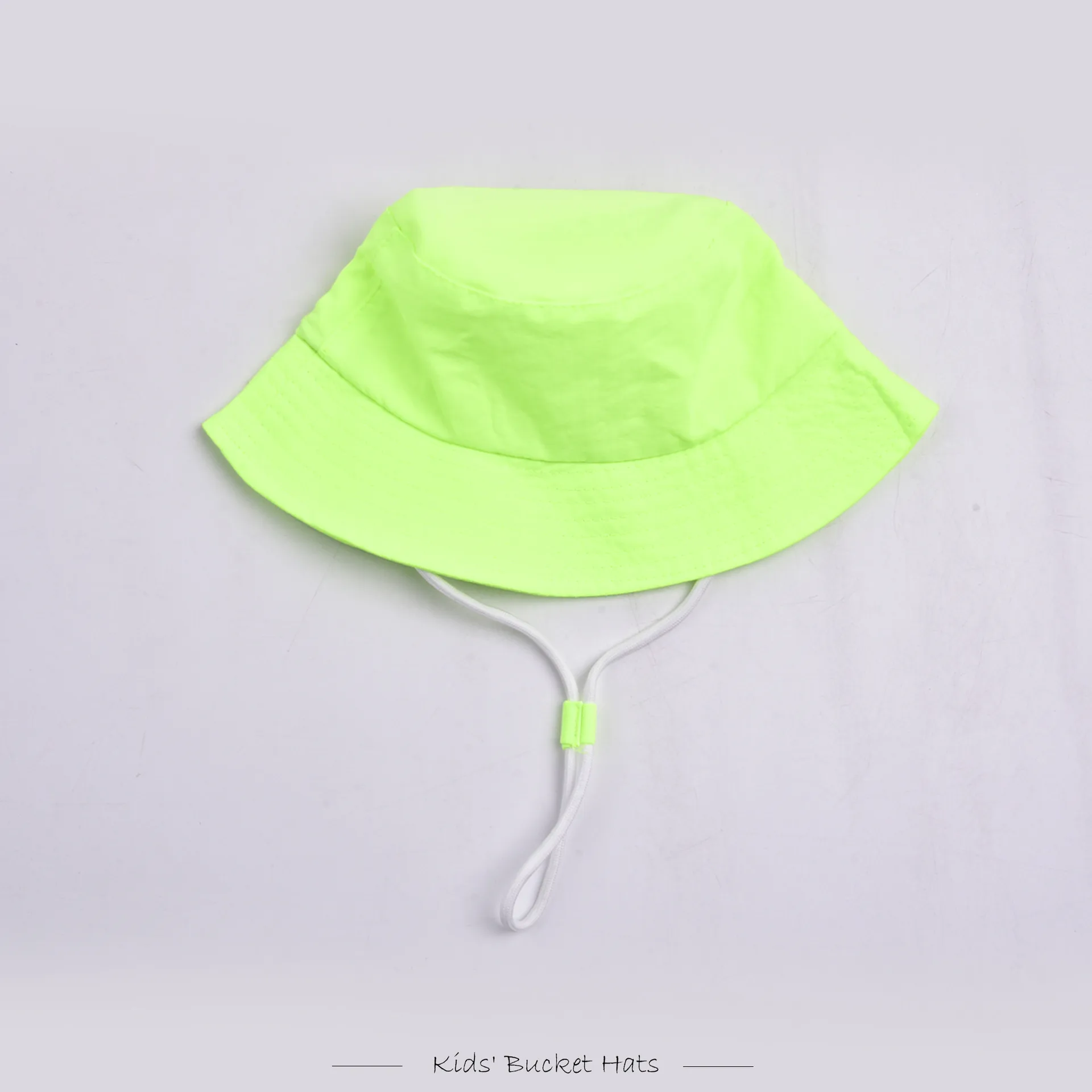 Children Unisex Solid Color Drawstring Cute Pastoral Bucket Hat display picture 16