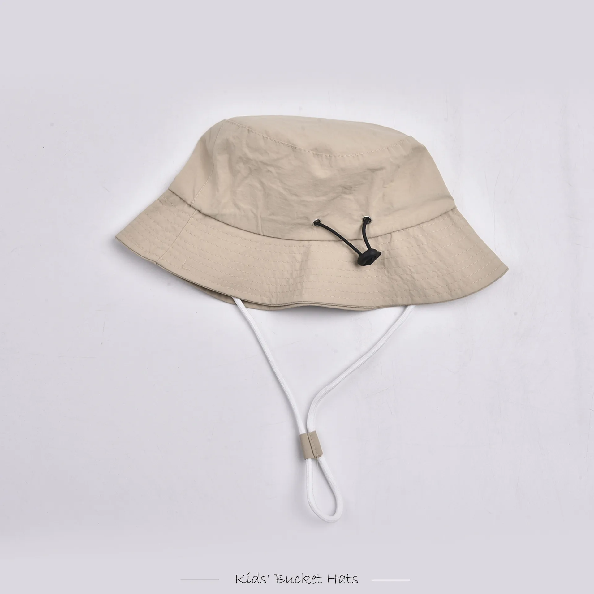 Children Unisex Solid Color Drawstring Cute Pastoral Bucket Hat display picture 24