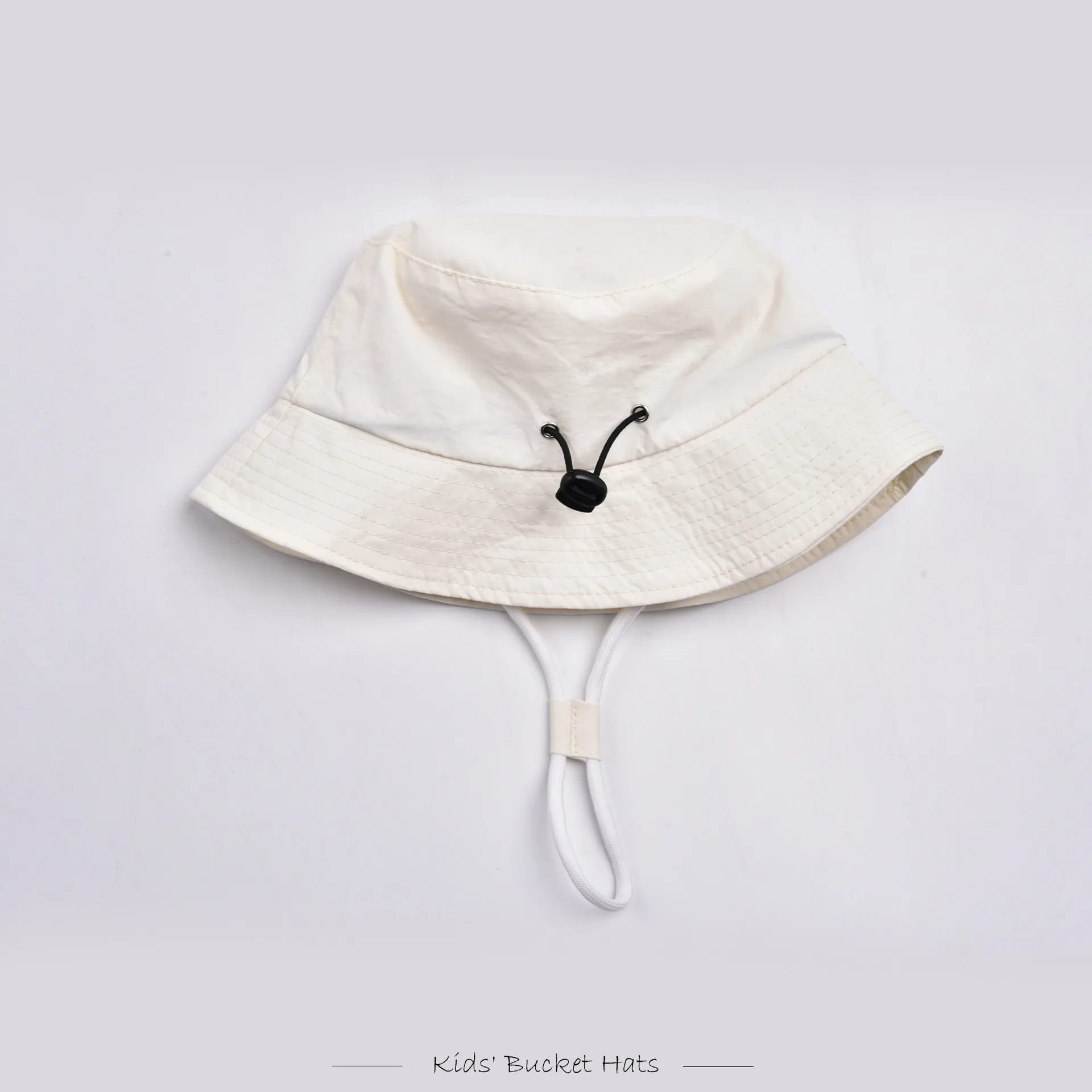 Children Unisex Solid Color Drawstring Cute Pastoral Bucket Hat display picture 26