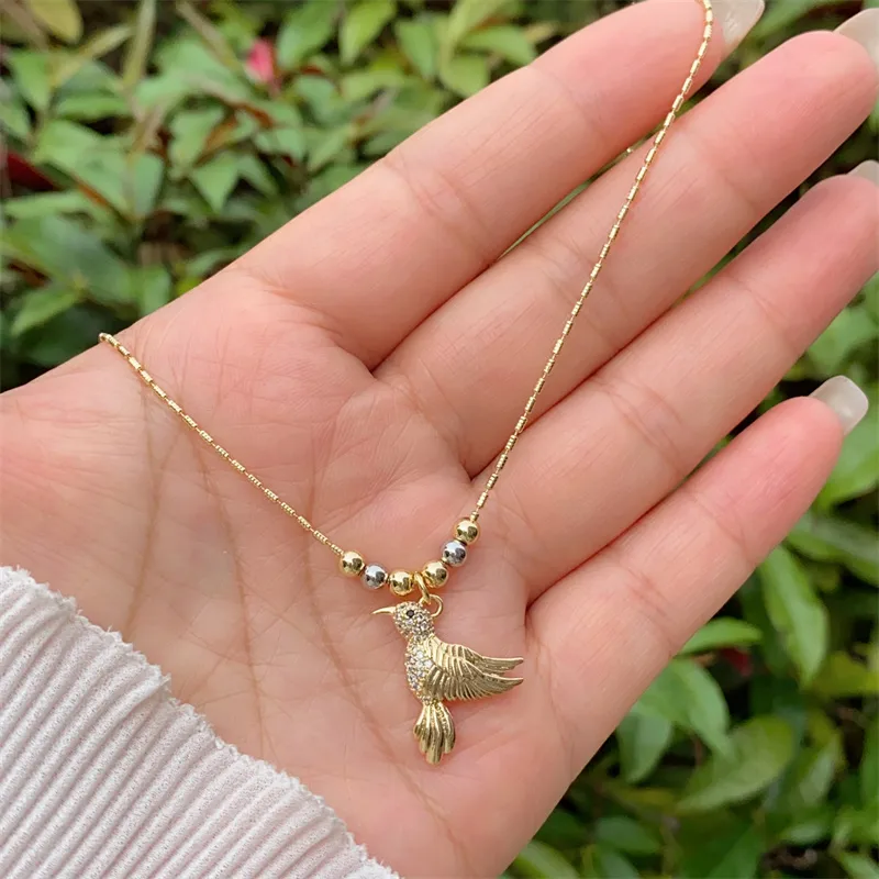 Animal Simple Style Classic Style Zircon Copper 18K Gold Plated Pendant Necklace Inlay Lobster Trigger Clasp Closure display picture 13