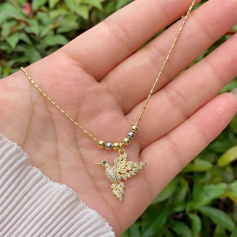 Animal Simple Style Classic Style Zircon Copper 18K Gold Plated Pendant Necklace Inlay Lobster Trigger Clasp Closure display picture 14