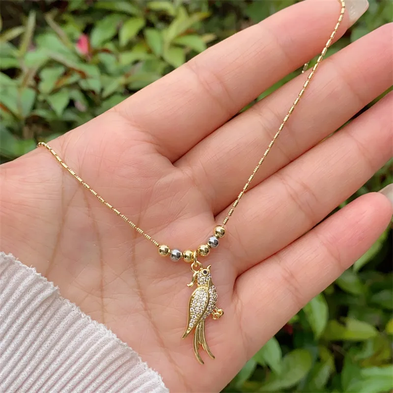 Animal Simple Style Classic Style Zircon Copper 18K Gold Plated Pendant Necklace Inlay Lobster Trigger Clasp Closure display picture 12