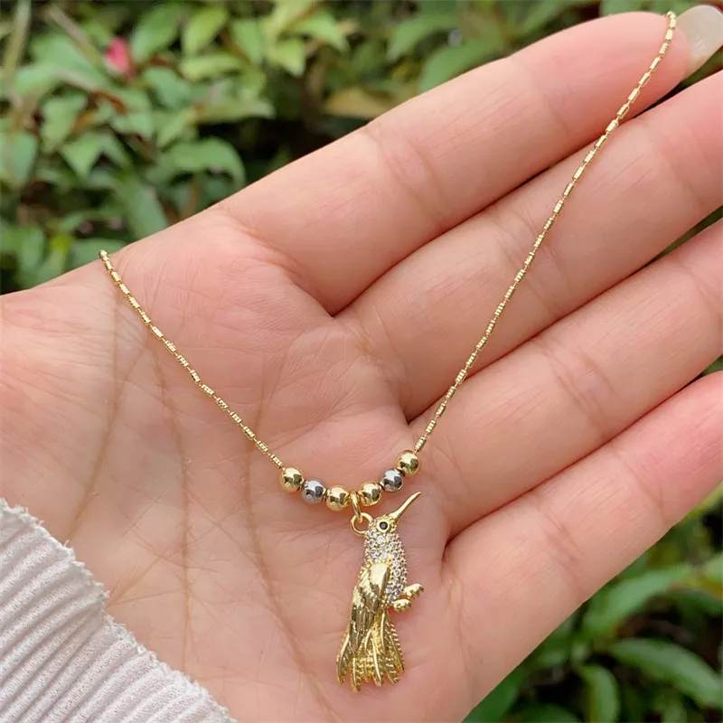 Animal Simple Style Classic Style Zircon Copper 18K Gold Plated Pendant Necklace Inlay Lobster Trigger Clasp Closure display picture 6