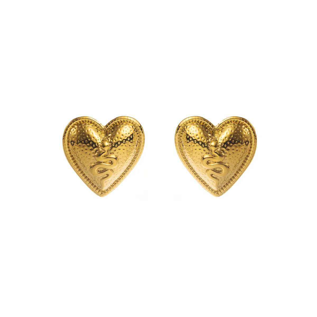 1 Pair Solid Color Modern Style Affordable Luxury Style 304 Stainless Steel Plating Ear Studs display picture 8