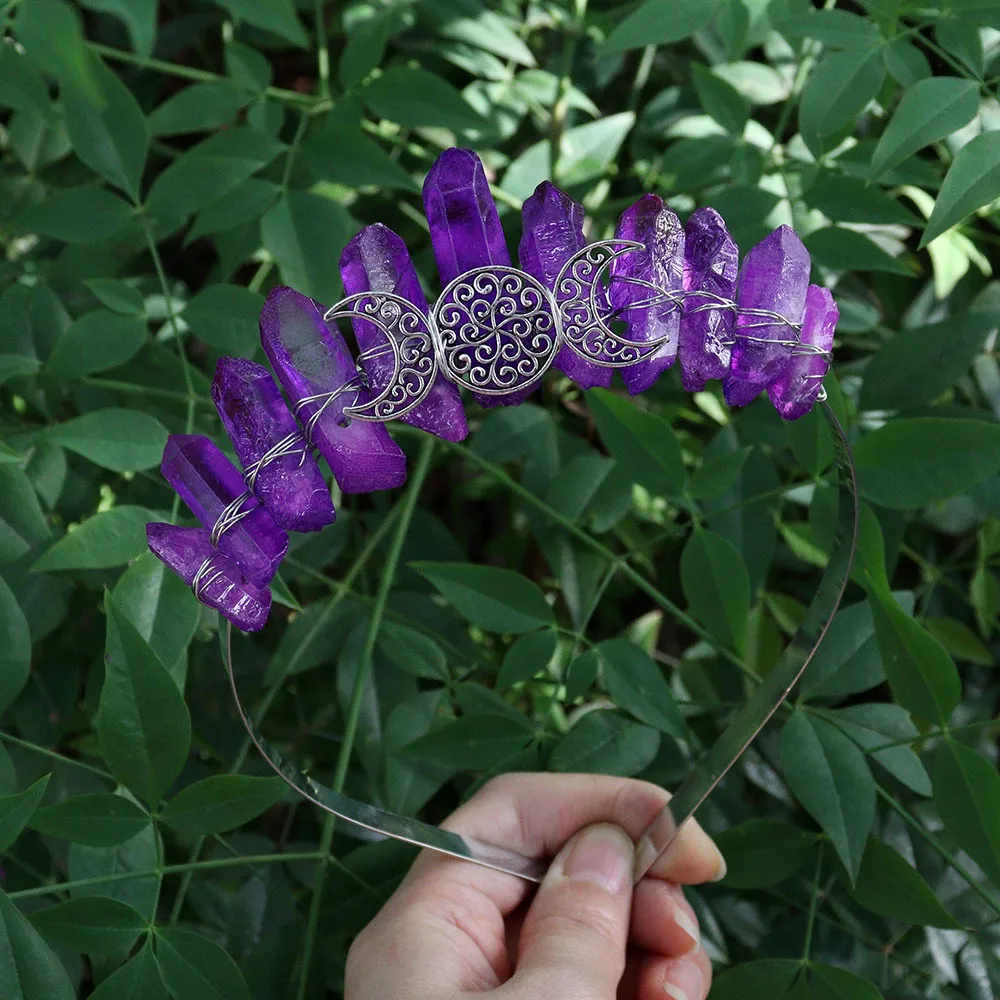 Women's Geometric Vintage Style Alloy Gem Hair Band display picture 1