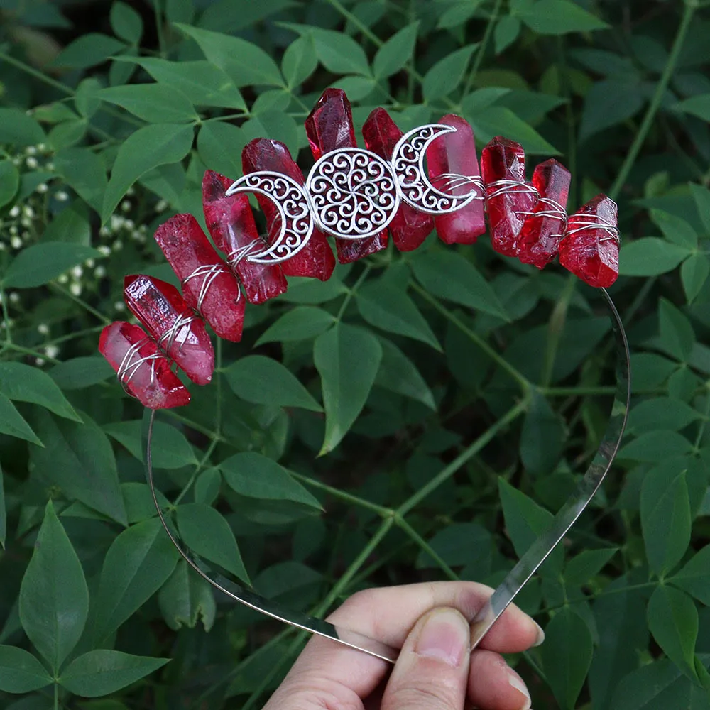 Women's Geometric Vintage Style Alloy Gem Hair Band display picture 5