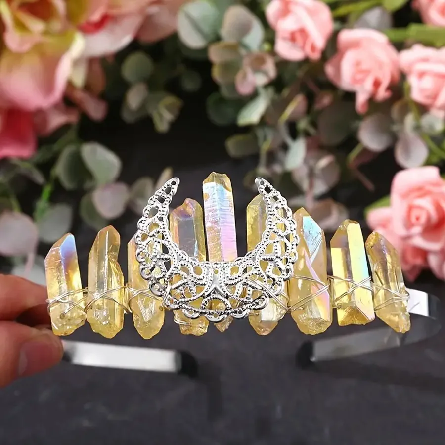 Mujeres Geométrico Color Sólido Retro Pastoral Aleación Joya Banda Para El Cabello display picture 1