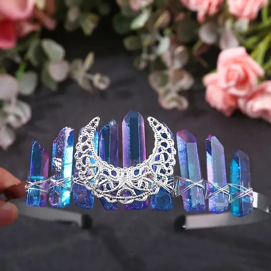 Mujeres Geométrico Color Sólido Retro Pastoral Aleación Joya Banda Para El Cabello display picture 9