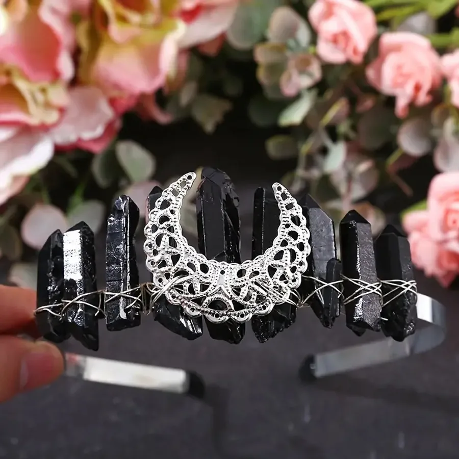 Mujeres Geométrico Color Sólido Retro Pastoral Aleación Joya Banda Para El Cabello display picture 10