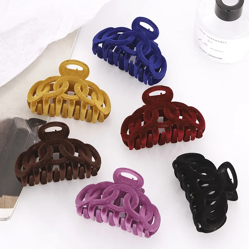 Women's Solid Color Elegant Plastic/Resin Hair Claws display picture 2