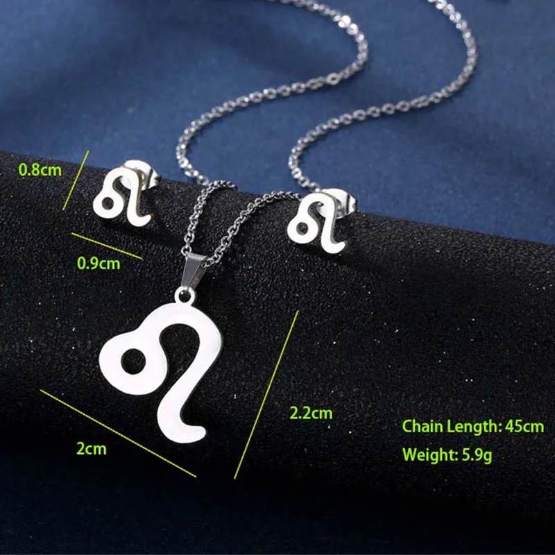 Simple Style Classic Style 201 Stainless Steel Constellation Women's Jewelry Set display picture 5