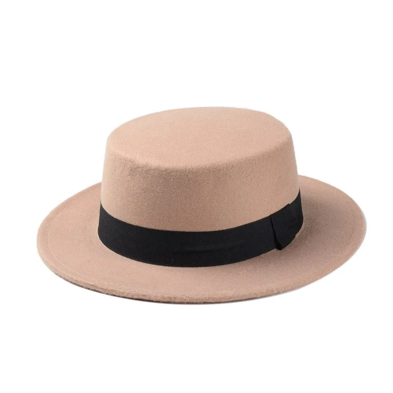 Women's Solid Color Flat Eaves Light Body British Style Fascinator Hats display picture 4