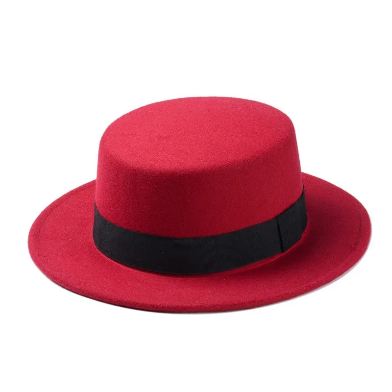 Women's Solid Color Flat Eaves Light Body British Style Fascinator Hats display picture 8