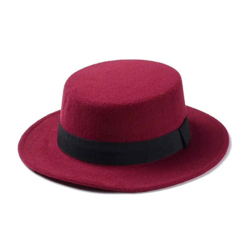 Women's Solid Color Flat Eaves Light Body British Style Fascinator Hats display picture 10