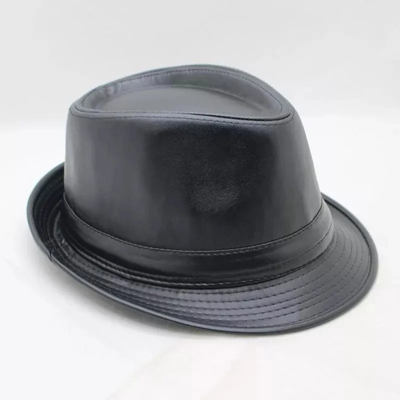 Unisexe Couleur Unie Sertissage Corps De Lumière Style Vintage Style Moderne Chapeau Fédora display picture 1