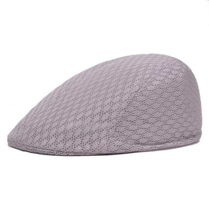 Unisex Solid Color Flat Eaves Vintage Style Vacation Beret Hat display picture 8