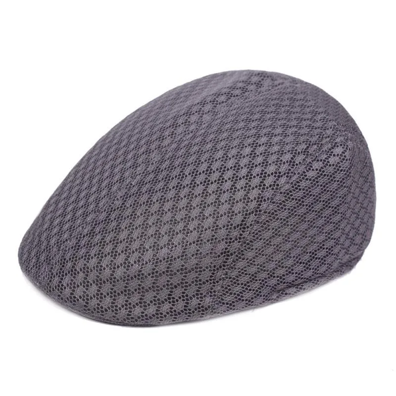 Unisex Solid Color Flat Eaves Vintage Style Vacation Beret Hat display picture 12