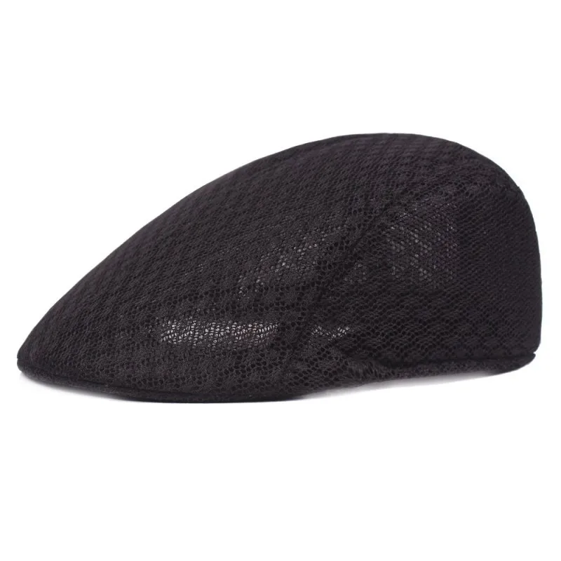Unisex Solid Color Flat Eaves Vintage Style Vacation Beret Hat display picture 14