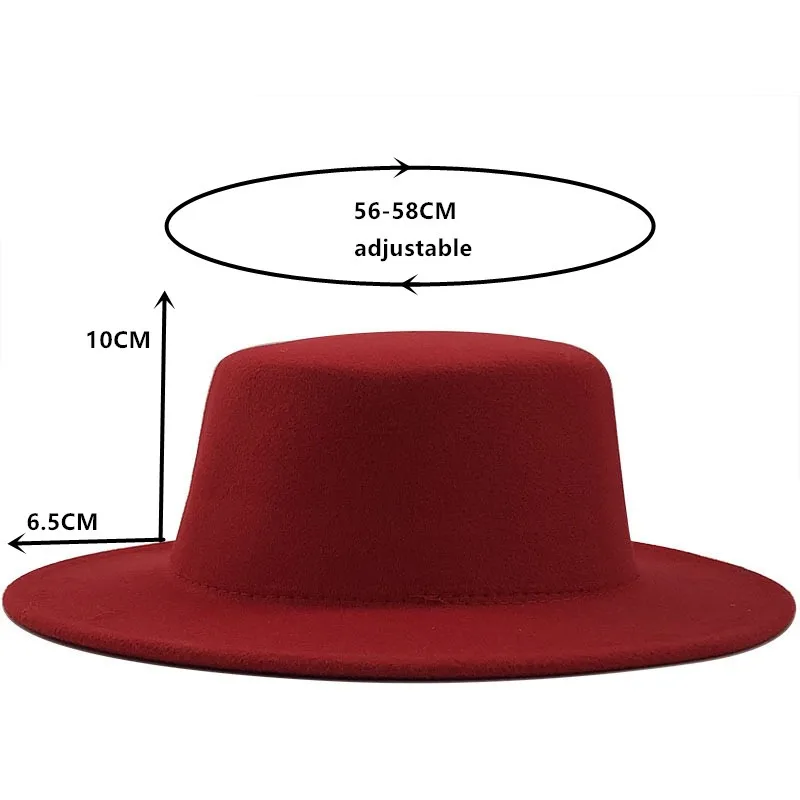 Unisexo Color Sólido Aleros Planos Cuerpo Ligero Estilo Moderno Estilo Británico Sombrero De Copa display picture 1