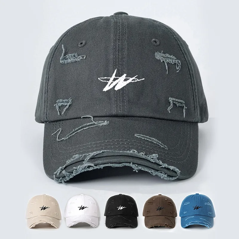 Unisex Geometric Curved Eaves Embroidery Casual Simple Style Streetwear Baseball Cap display picture 1