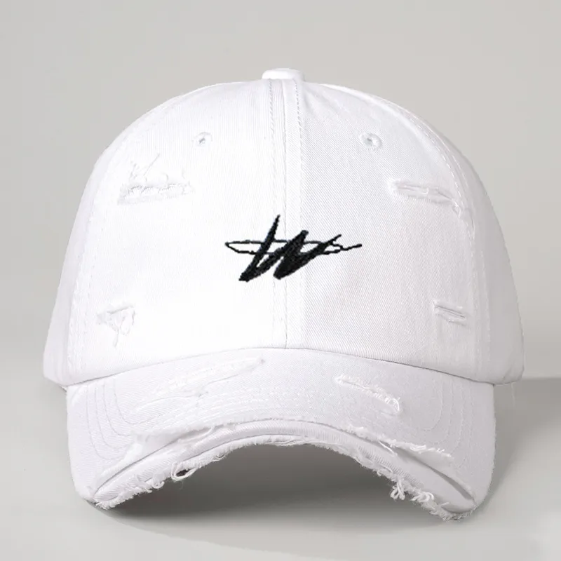 Unisex Geometric Curved Eaves Embroidery Casual Simple Style Streetwear Baseball Cap display picture 7