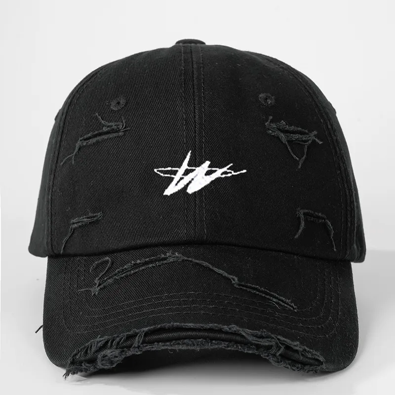 Unisex Geometric Curved Eaves Embroidery Casual Simple Style Streetwear Baseball Cap display picture 2