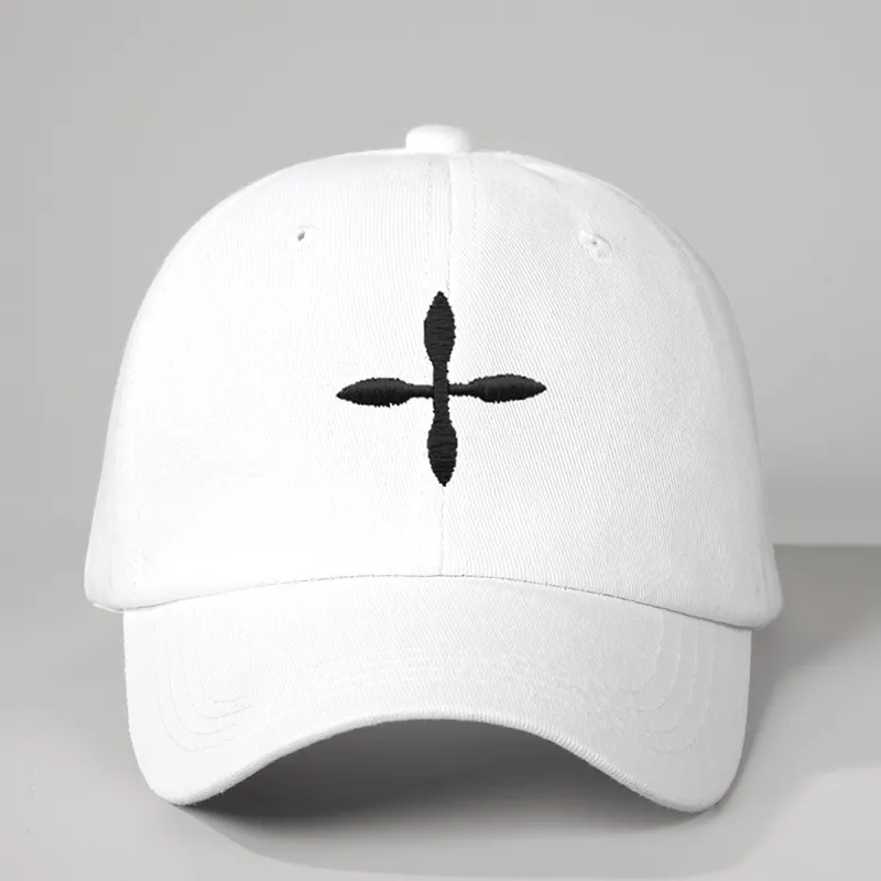 Unisex Cross Curved Eaves Embroidery Casual Simple Style Streetwear Baseball Cap display picture 7