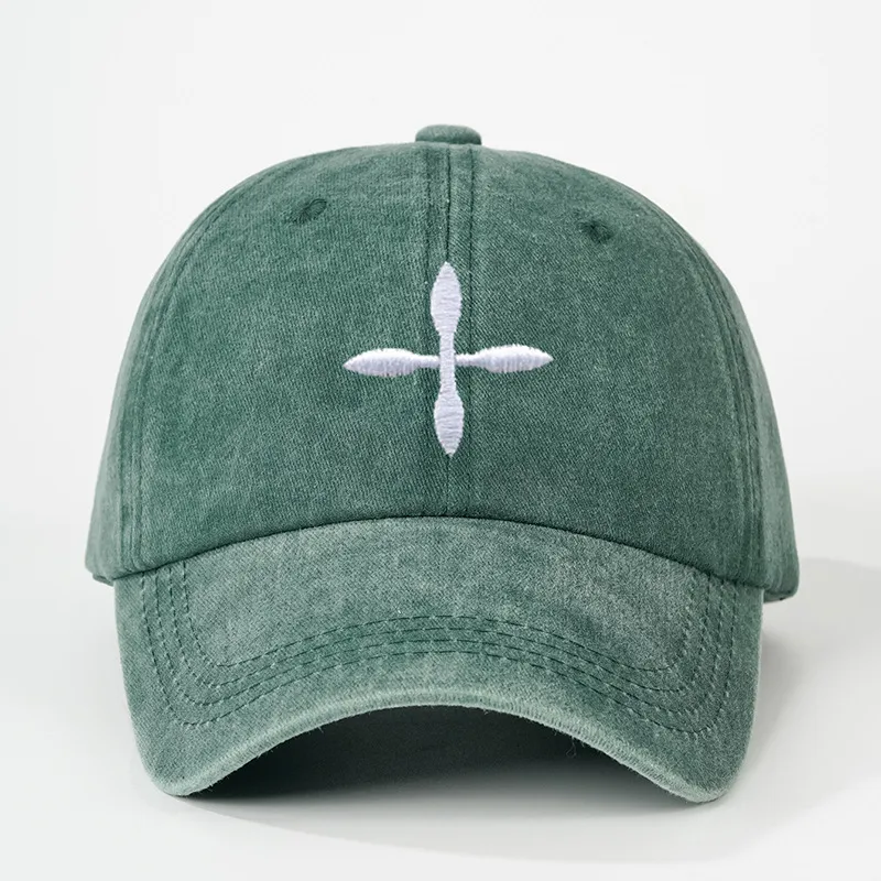 Unisex Cross Curved Eaves Embroidery Casual Simple Style Streetwear Baseball Cap display picture 4