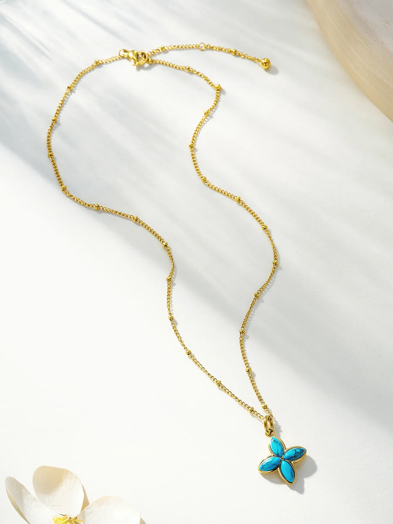 Élégant Glamour Femme Acier Inoxydable 304 Fleur Femmes Ensemble De Bijoux display picture 3