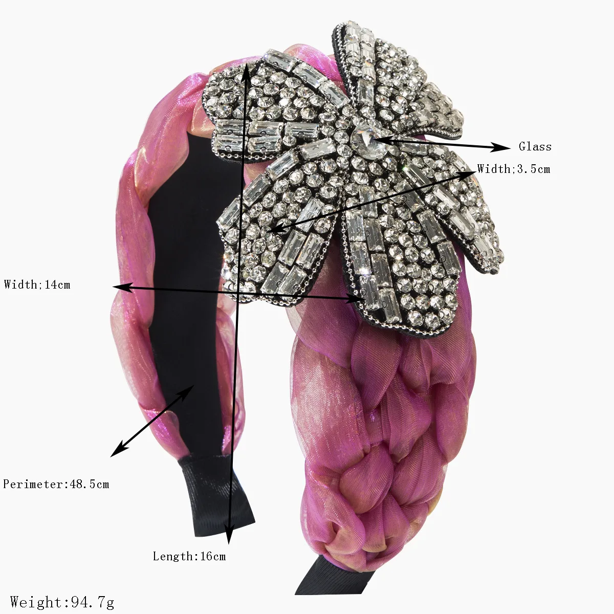 Femmes Fleur Princesse Style Vintage Chiffon Bande De Cheveux display picture 1